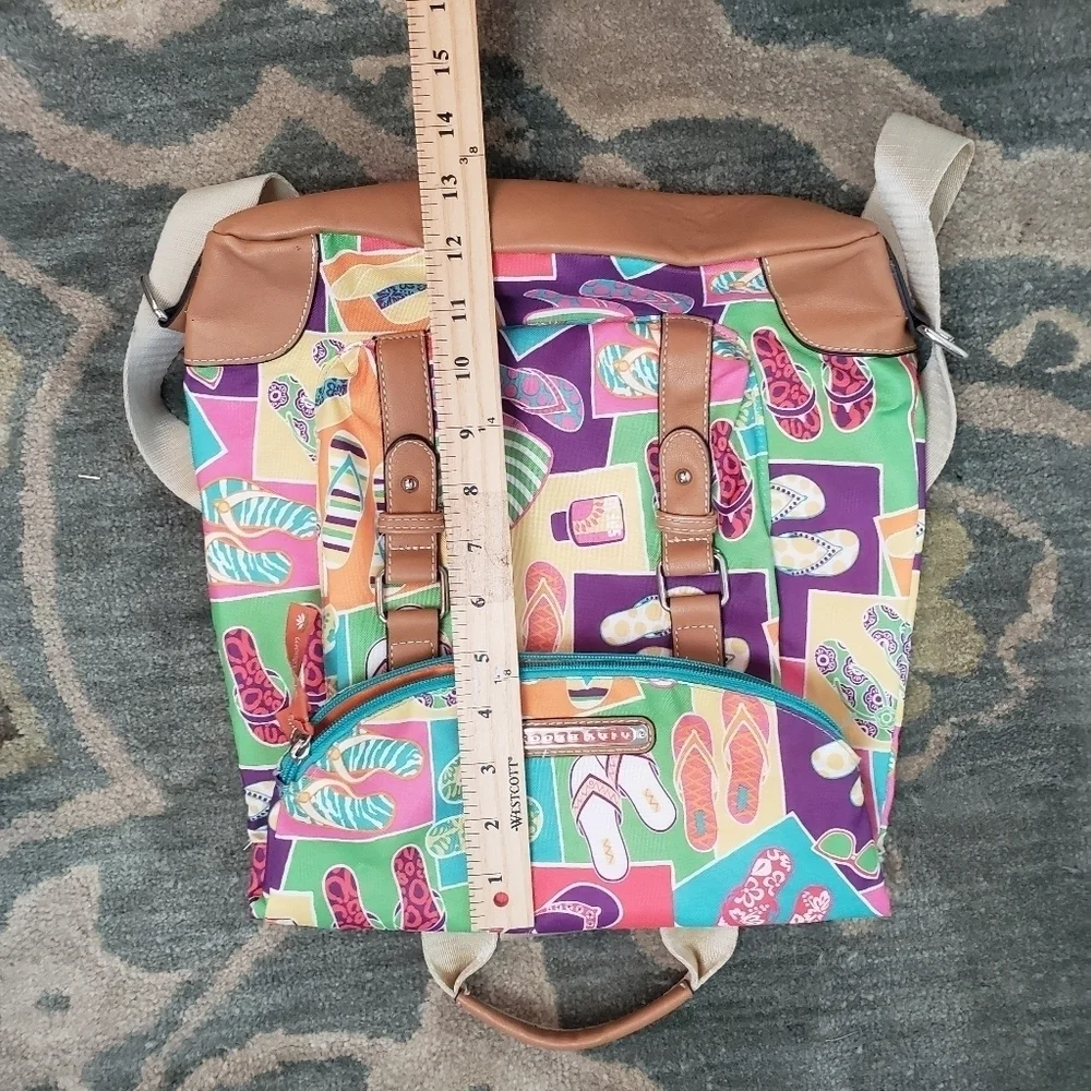 Lily‎ Bloom Flip Flops Beachy Backpack Bag